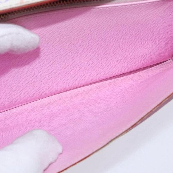 LOUIS VUITTON Multicolor Portefeuille Sarah Wallet White - Picture 14 of 16